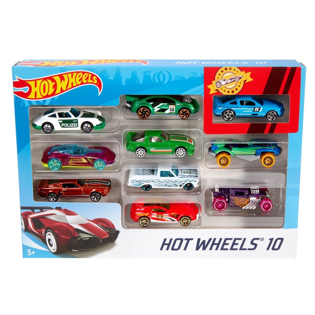 Hot Wheels biler 10-pak ass