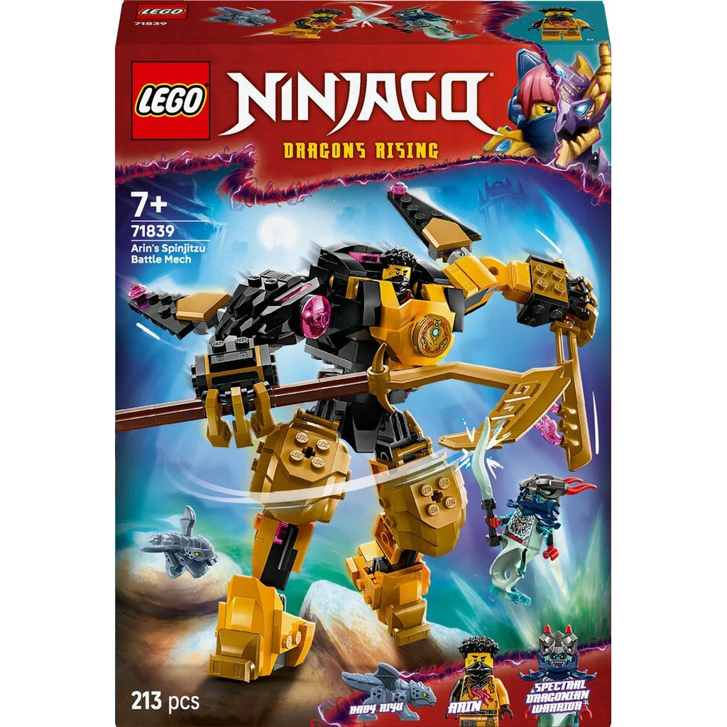 71839 LEGO Ninjago Arins Spinjitzu-kamprobot
