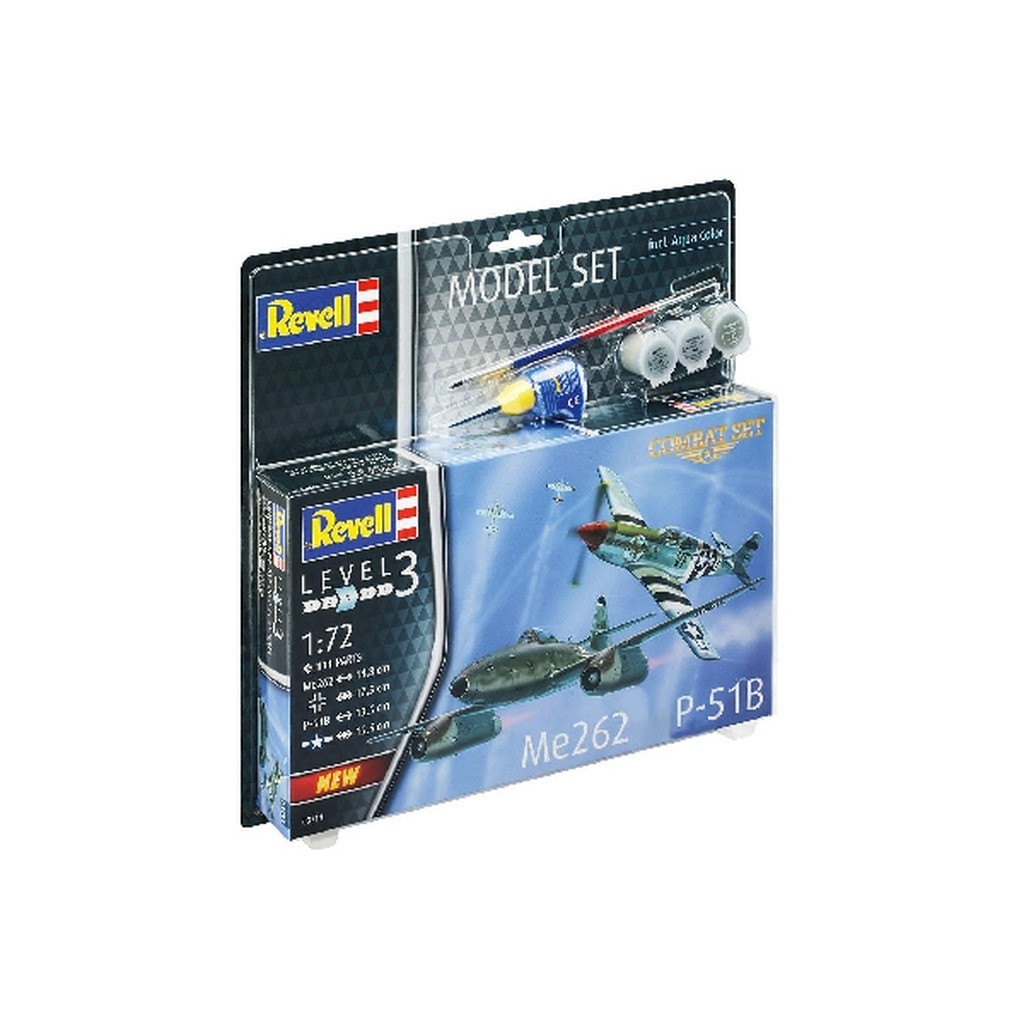 Model Set Combat Set Me262 & P-51B