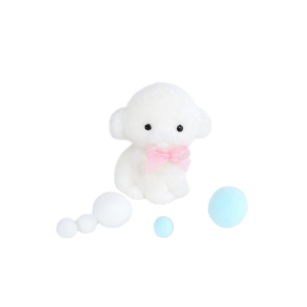 Taba Squishy Bow Puppy 52gram asst