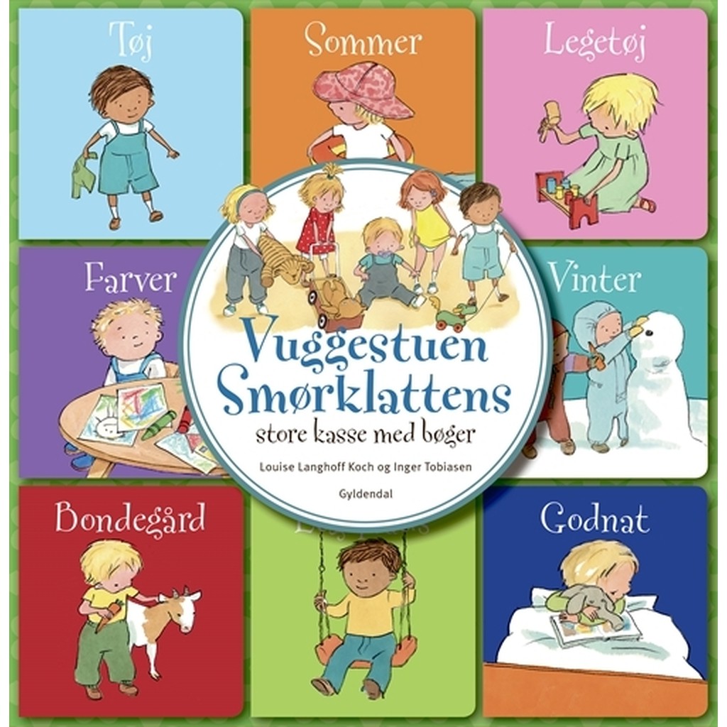 Vuggestuen Smørklattens store kasse med bøger