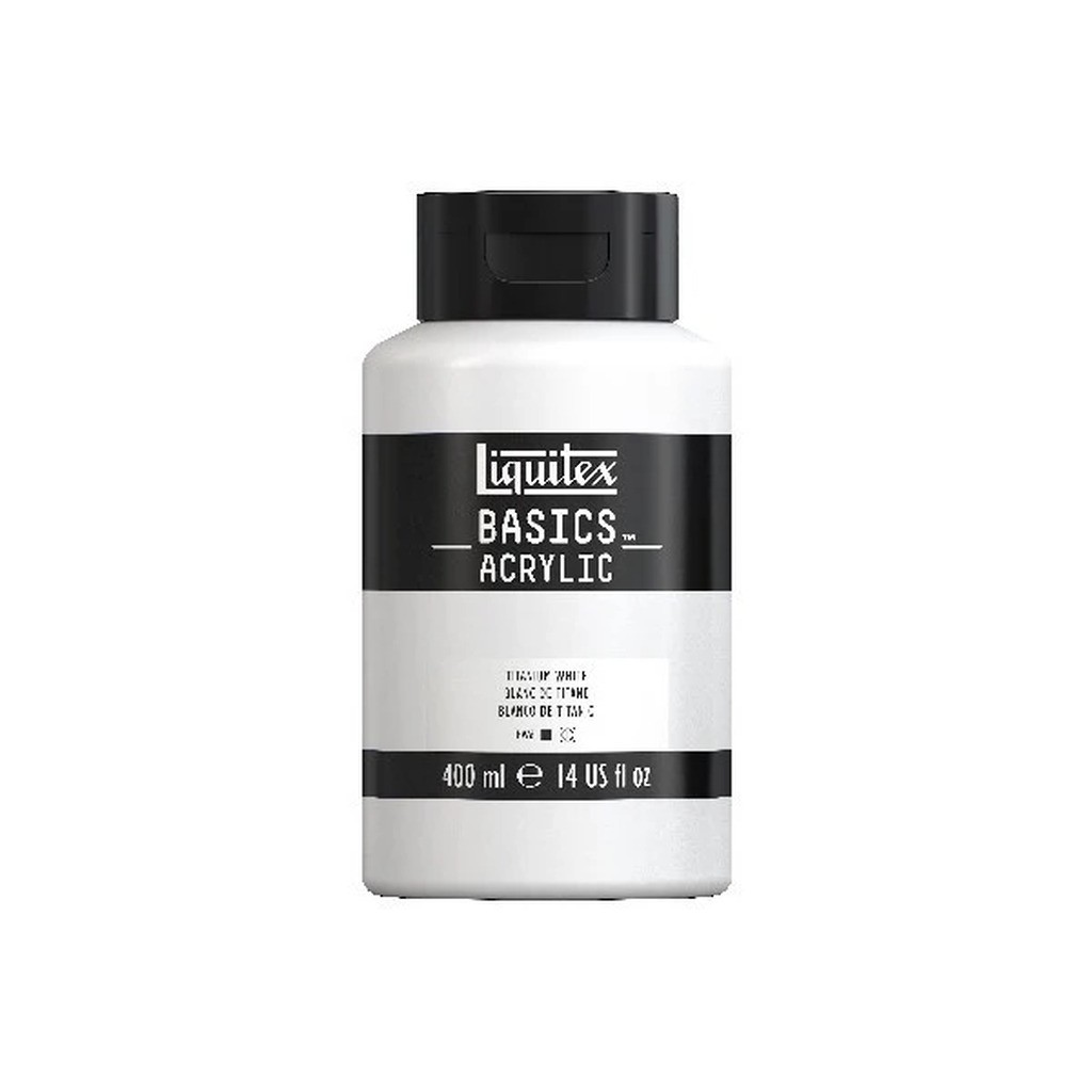 Basics 400Ml Titanium White 432