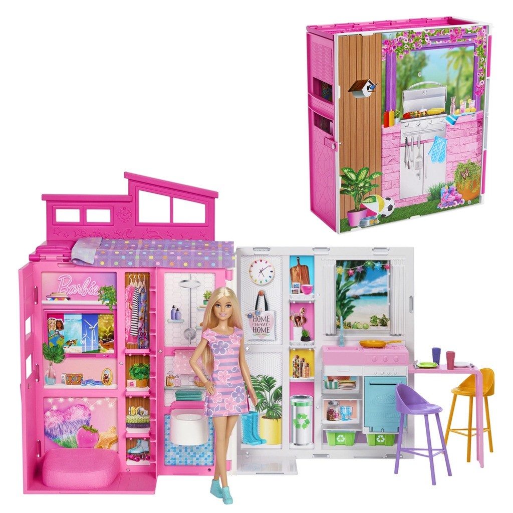 Barbie Feriehus Dukke & Legesæt
