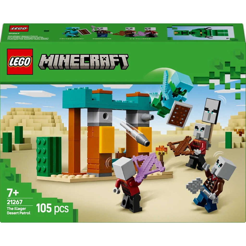 21267 LEGO Minecraft Illager-ørkenpatruljen
