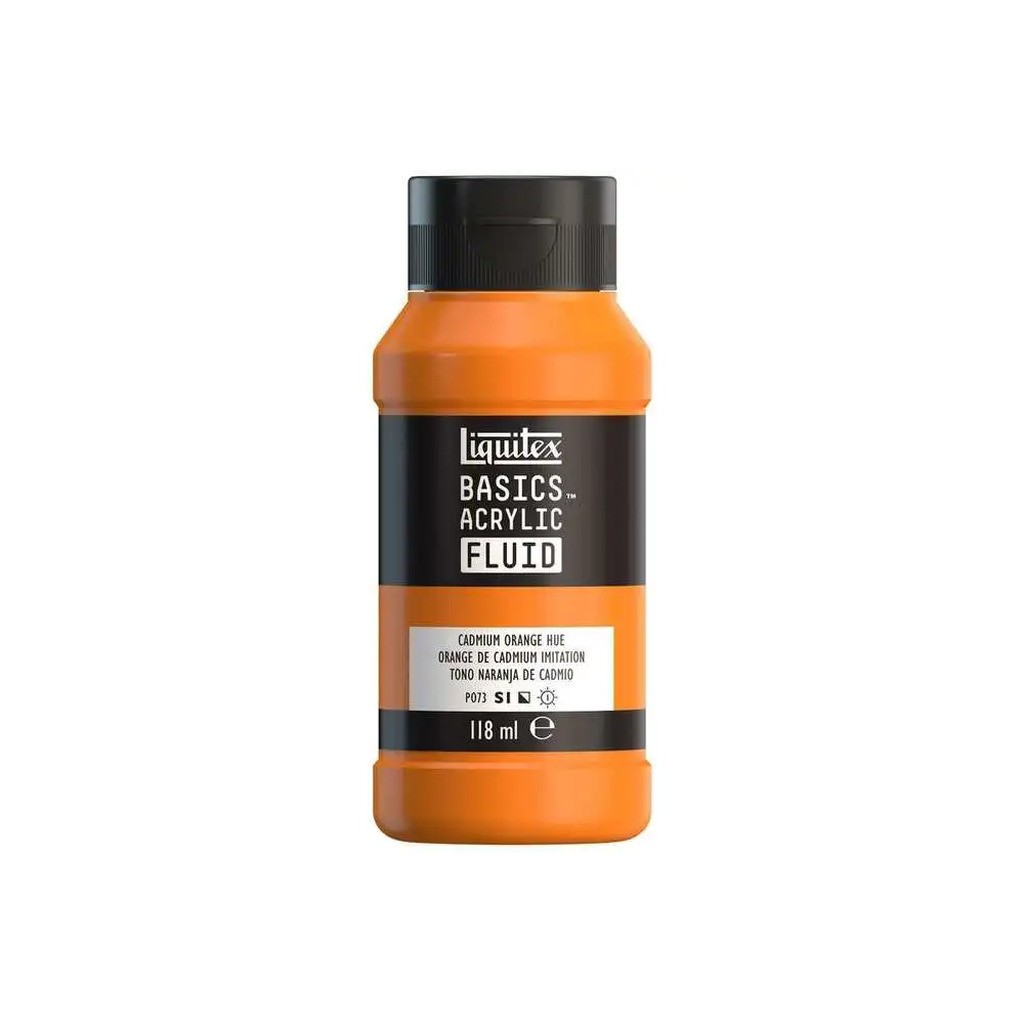 Basics fluid 118ml cadmium orange hue row 720