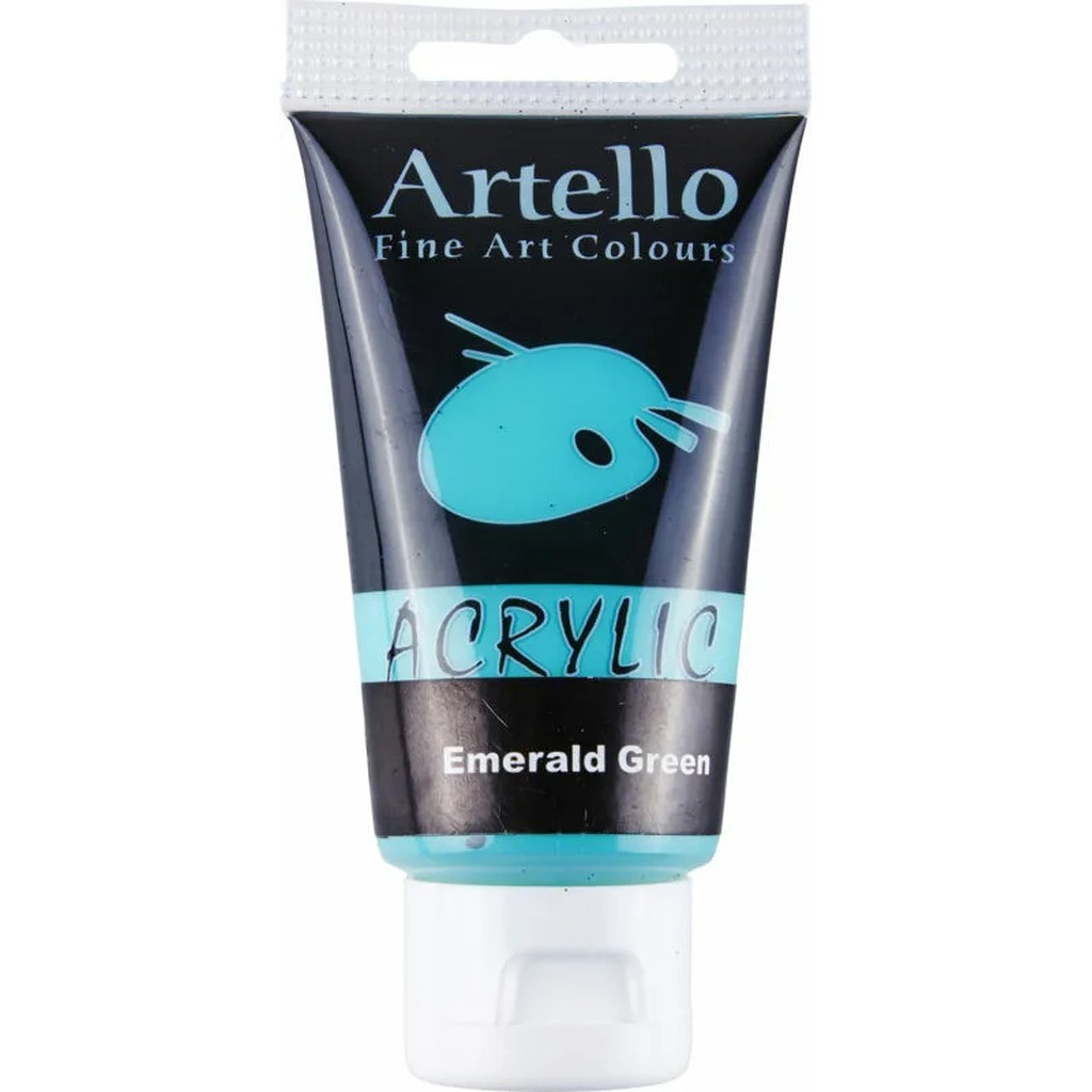 Akrylmaling Artello grøn emerald 75ml