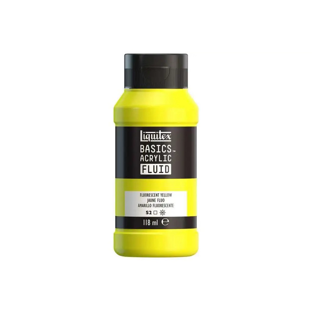 Basics fluid 118ml fluorescent yellow row 981