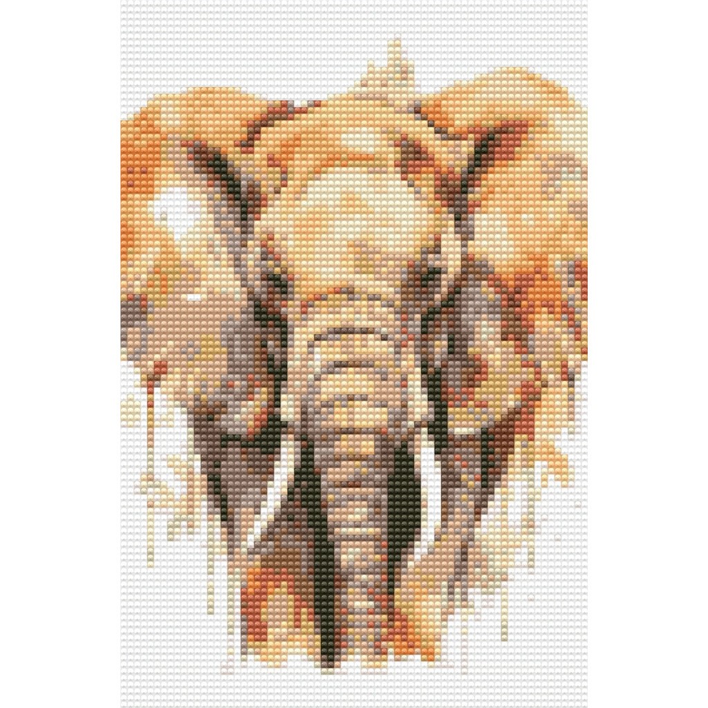 Diamond art elefant 20 x 30 cm