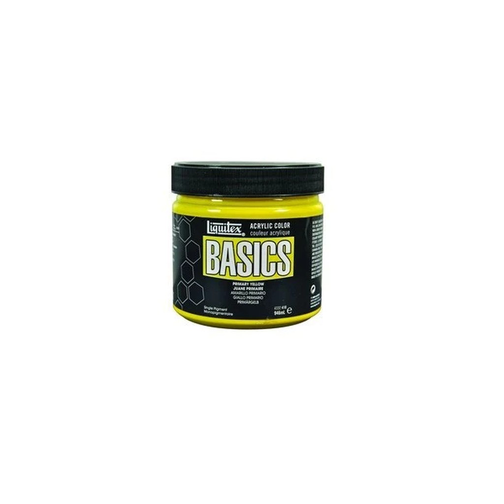 Basics 946Ml Primary Yellow 410
