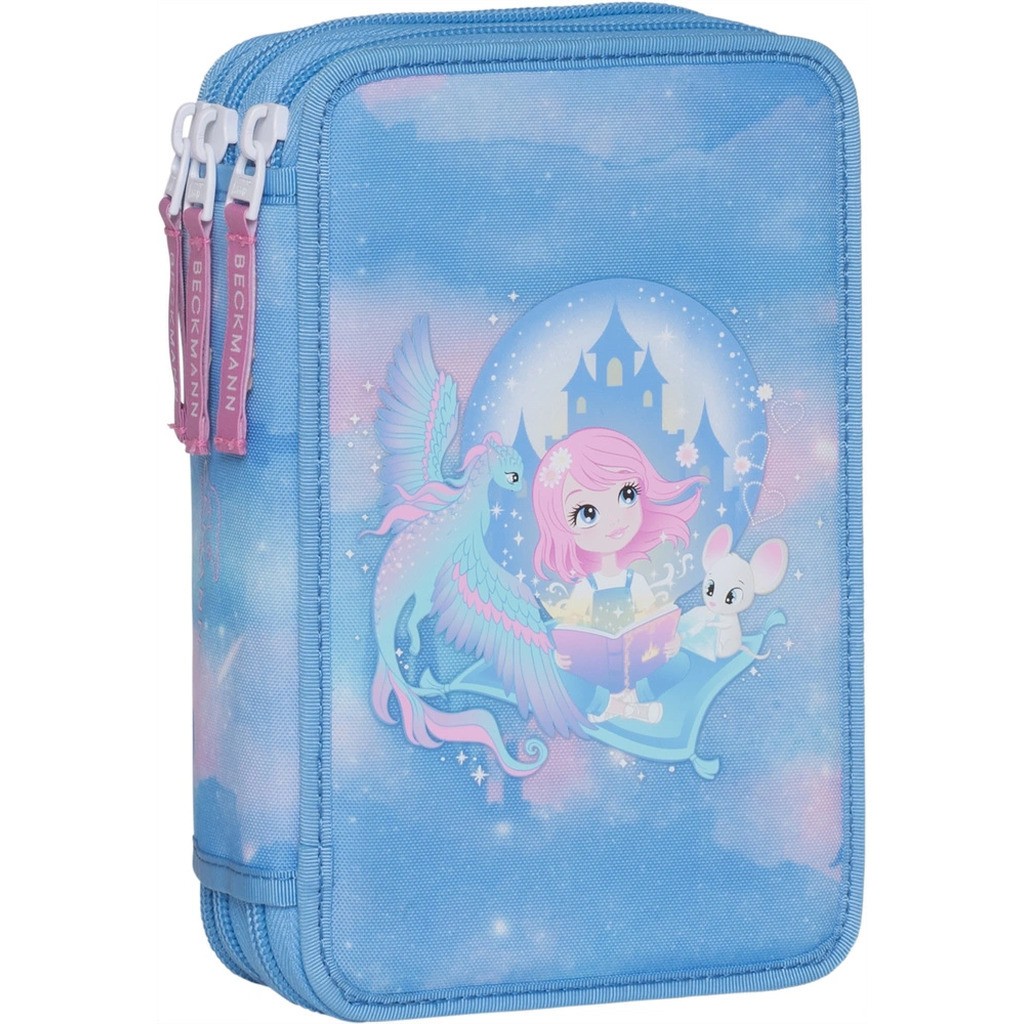 Penalhus Beckmann Triple Fairytale M/Indhold