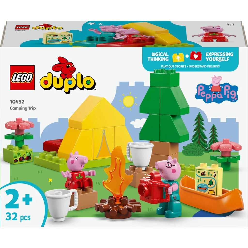 10452 LEGO DUPLO Peppa Pig Gurli Gris campingtur