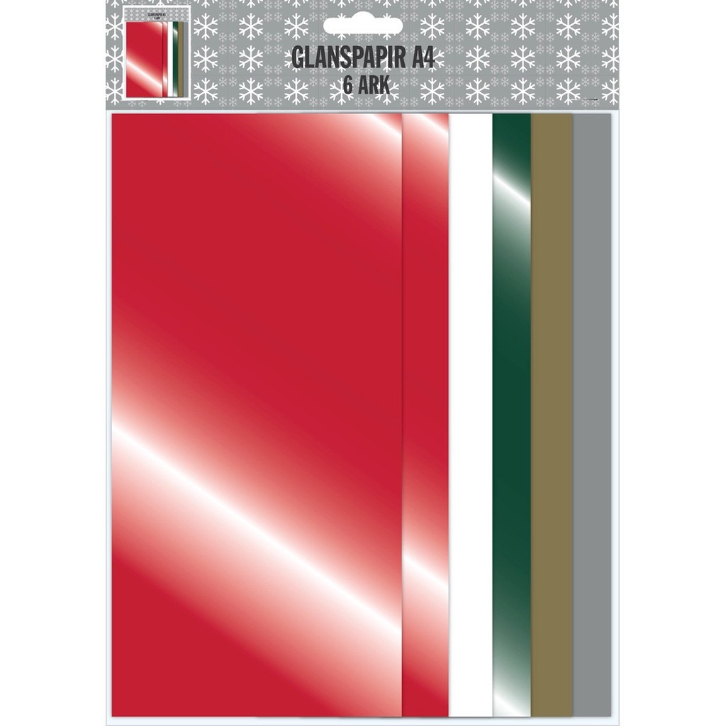 Glanspapir A4 6 ark