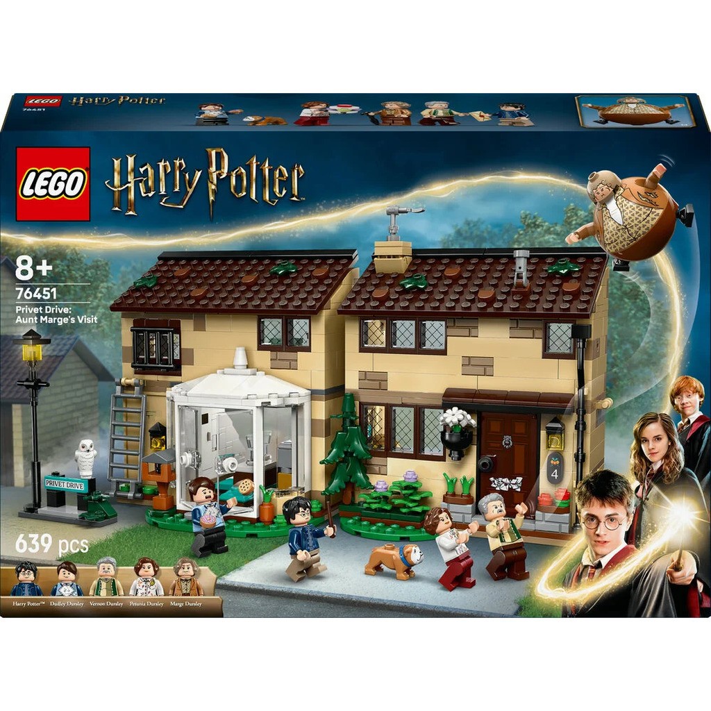 76451 LEGO Harry Potter Ligustervænget: Tante Marges besøg