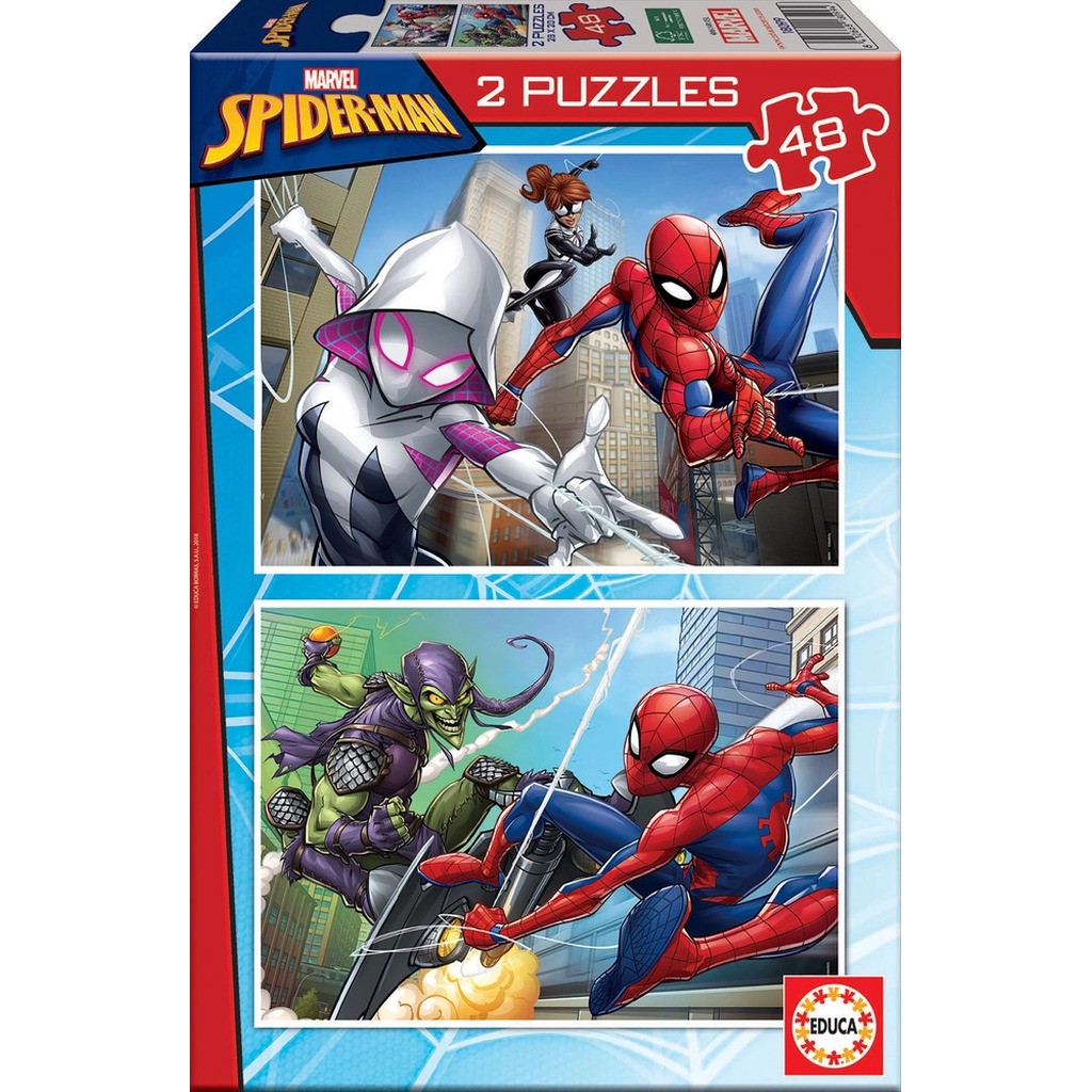 Puslespil Spider-Man 2x48  brikker