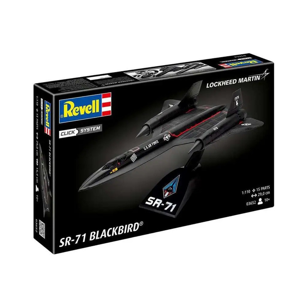Lockheed SR-71 Blackbird 1:110 click system
