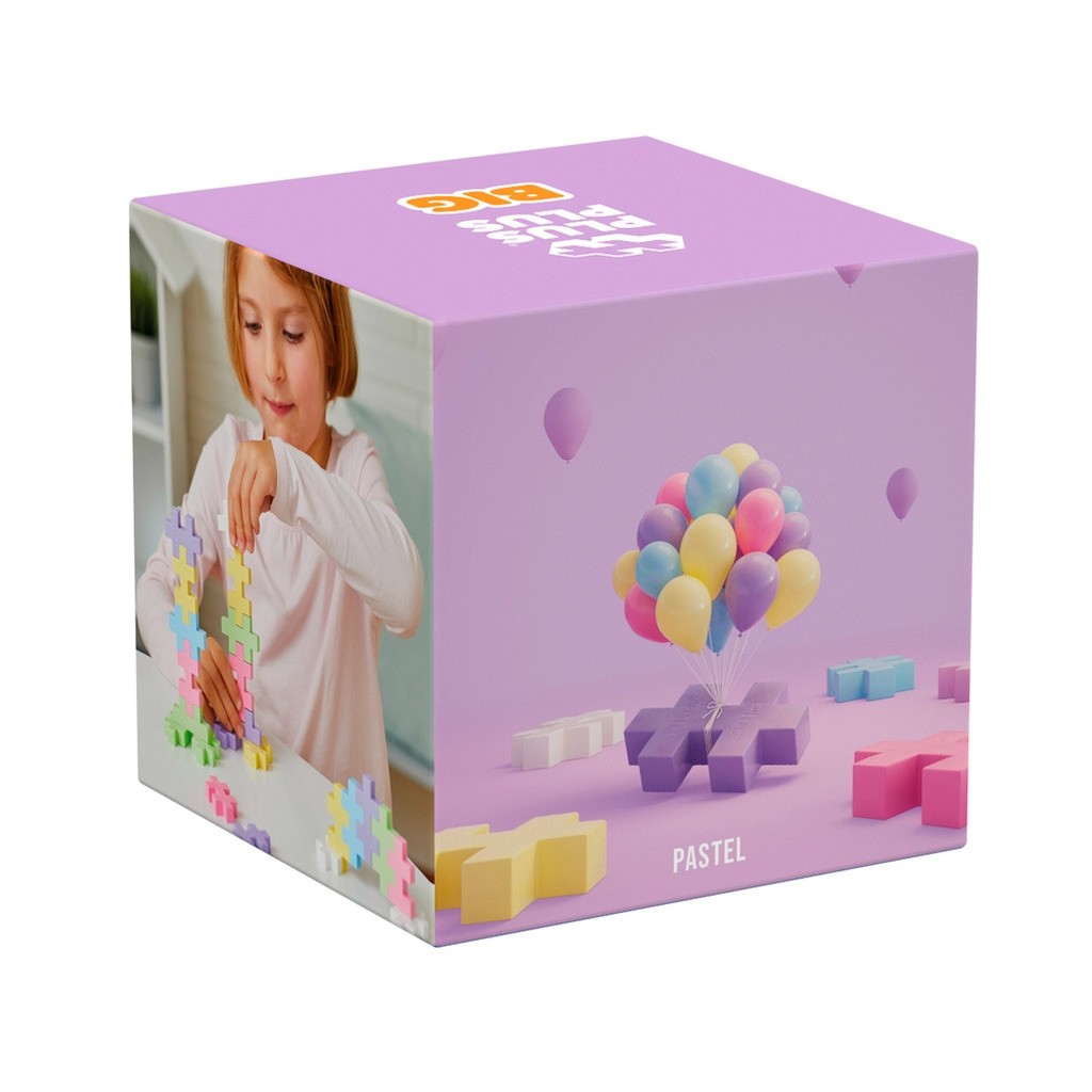 Plus-Plus BIG Pastel Mix / 100 pcs