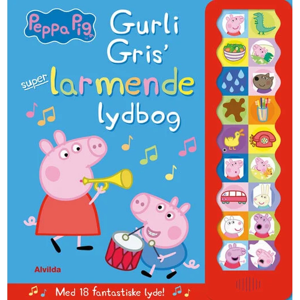 Peppa Pig - Gurli Gris' super-larmende (med 18 fantastiske lyde)