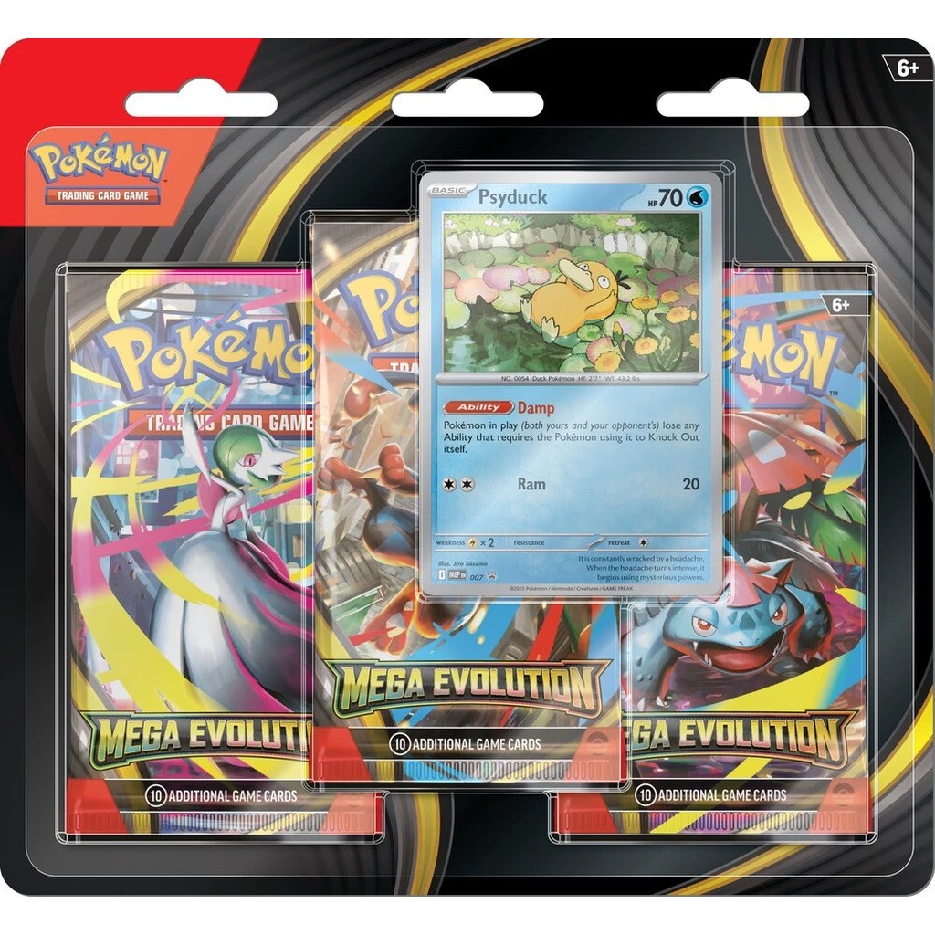 Pokemon mega evolution Blister 3-pakke
