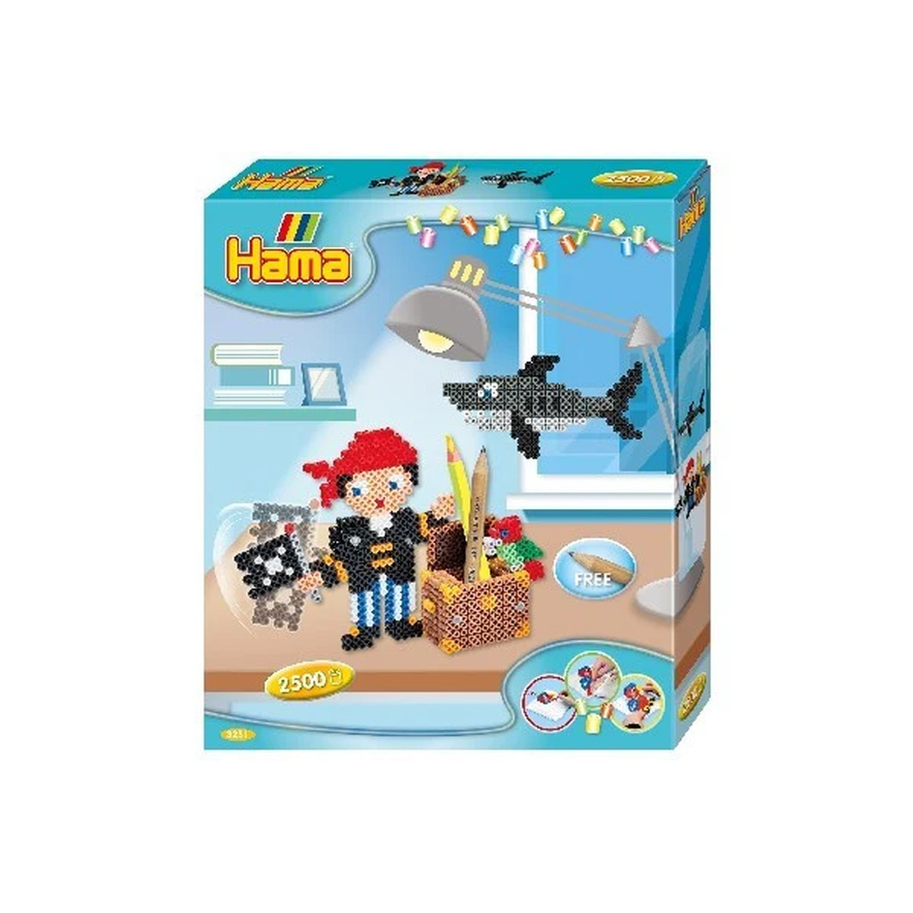 Hama midi gaveæske pirat leg