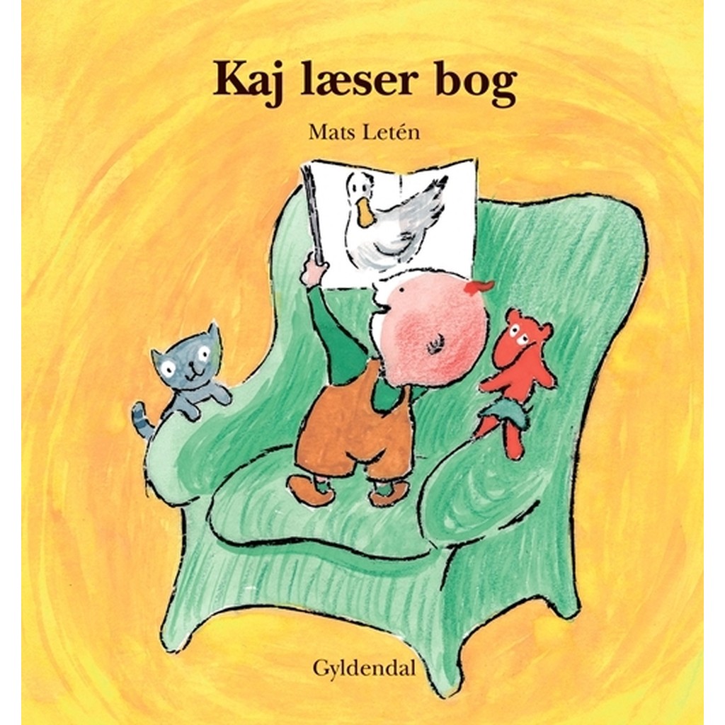 Kaj læser bog