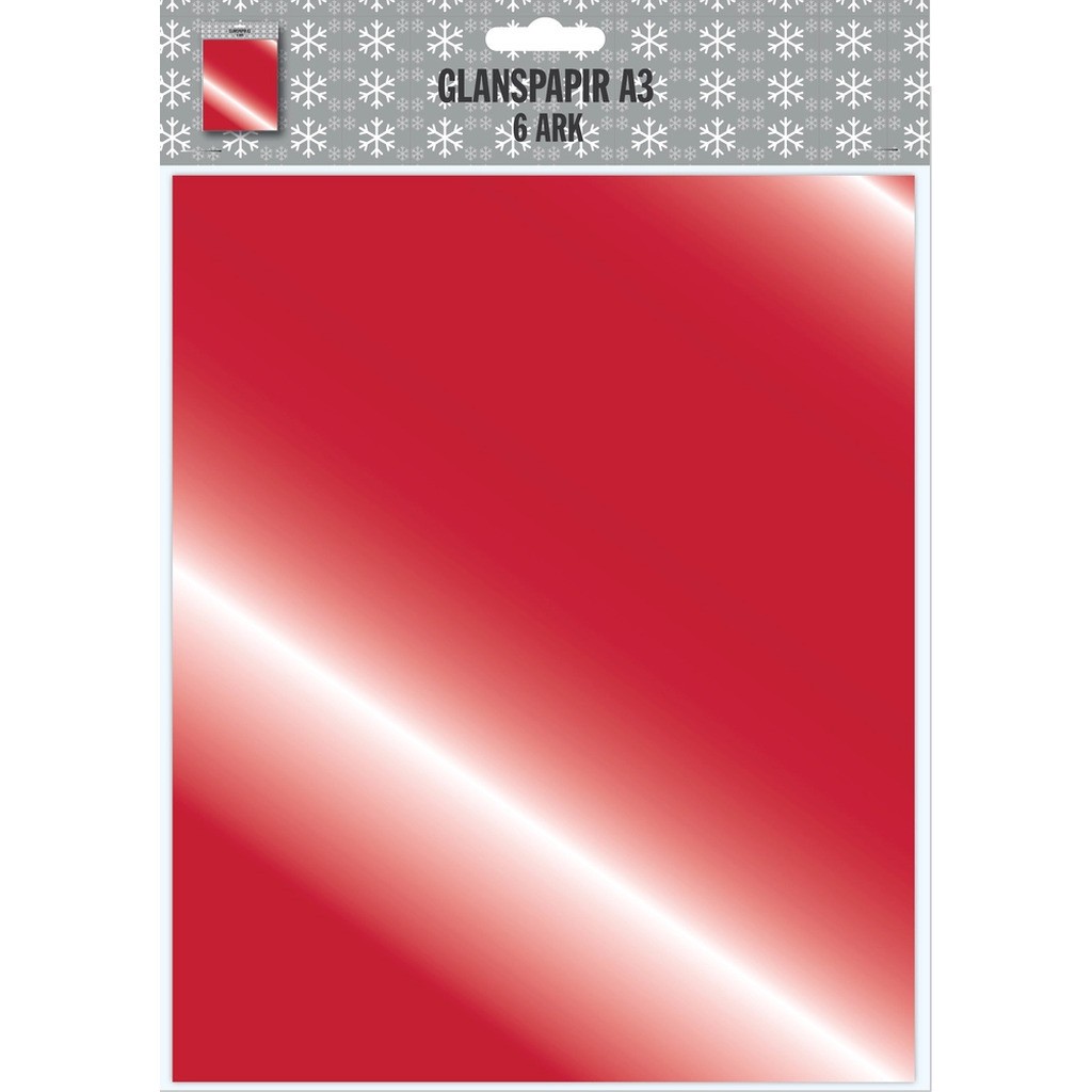 Glanspapir A3 6 ark