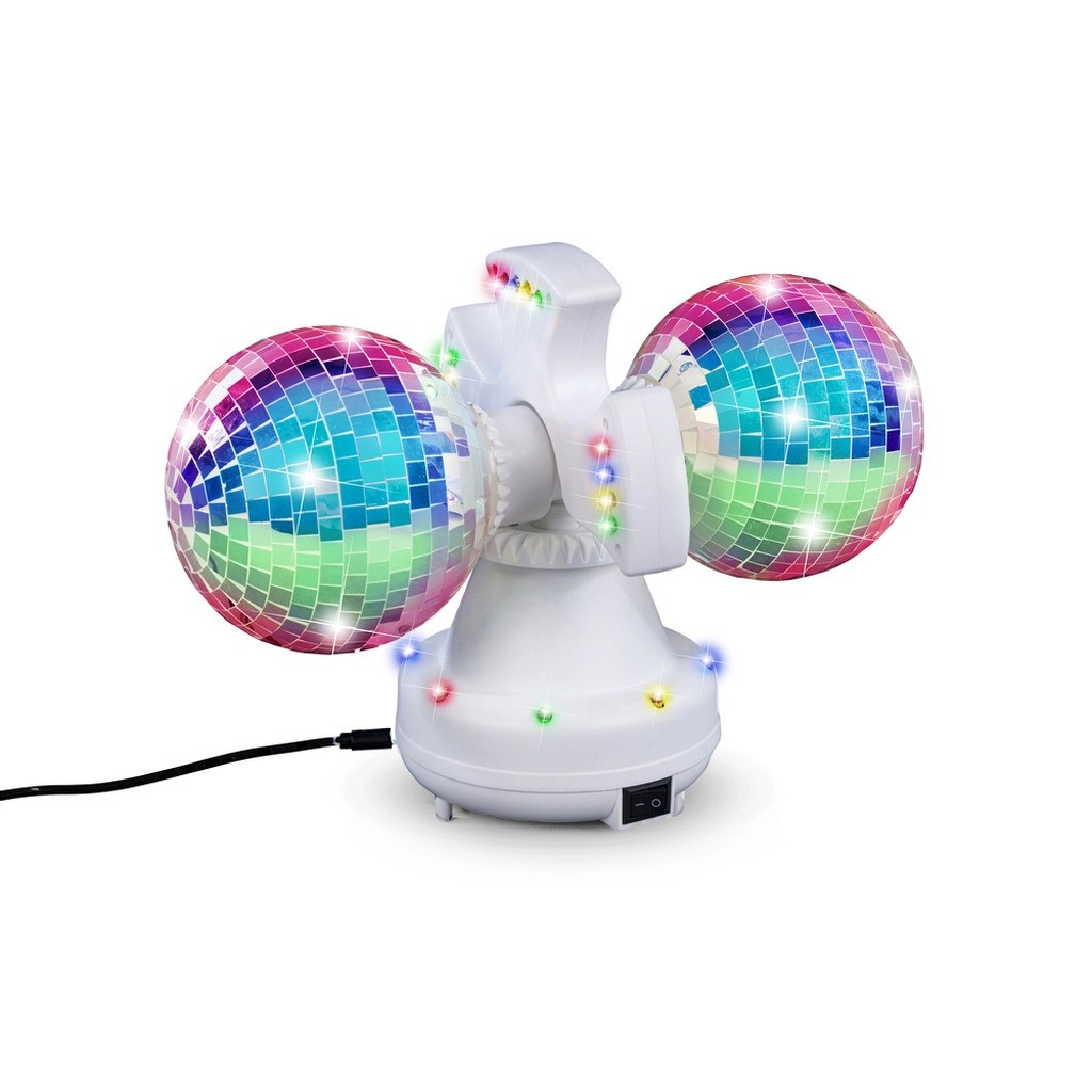 TWIN KUGLER MED RAINBOWLYS