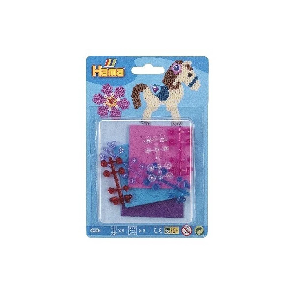 Hama gems & mosgummi i blisterpakning