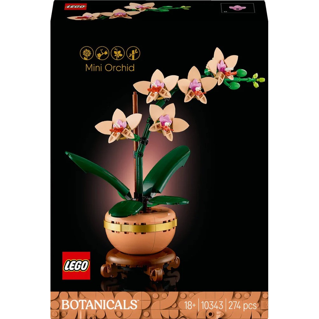 10343 LEGO Botanicals Mini-orkidé