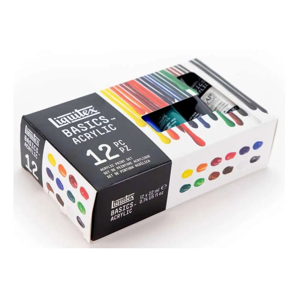 Basics acrylic set 12x22ml