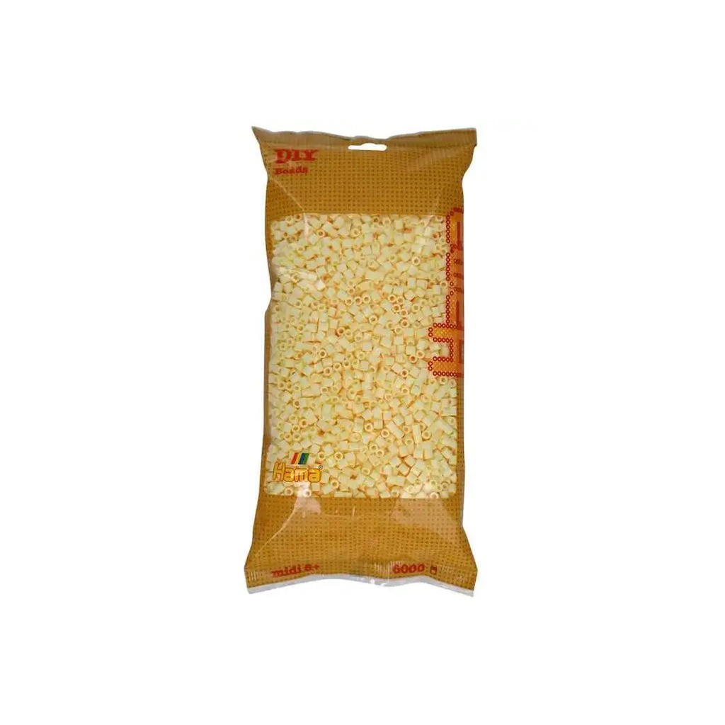 Hama midi perler 6000stk creme