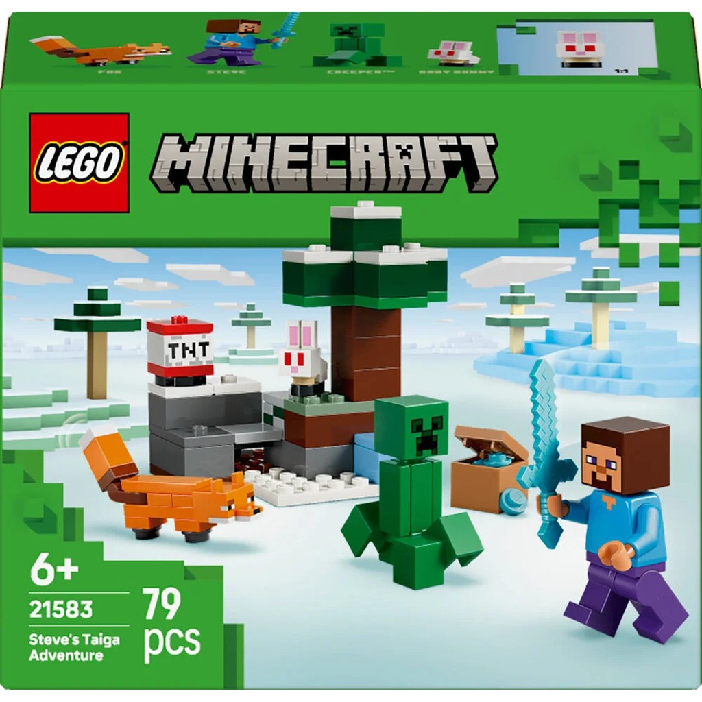 21583 LEGO Minecraft Steves tajga-eventyr
