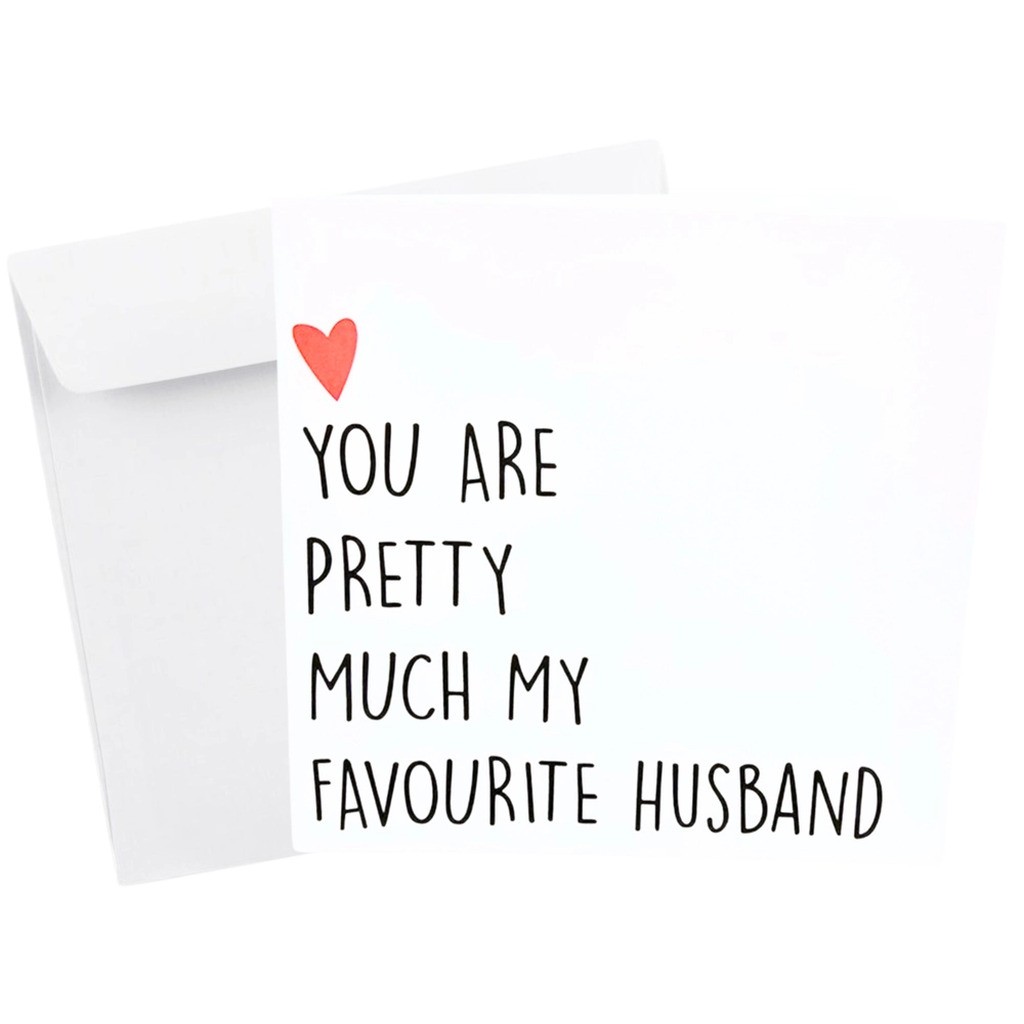 Kort Dobb. Konvolut You Are Pretty Much My Favourite Husband