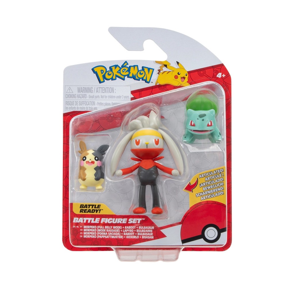 Pokémon Battle Figure 3-PAK ass