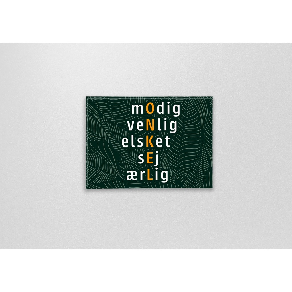 Magnet med citat onkel, du er fantastisk