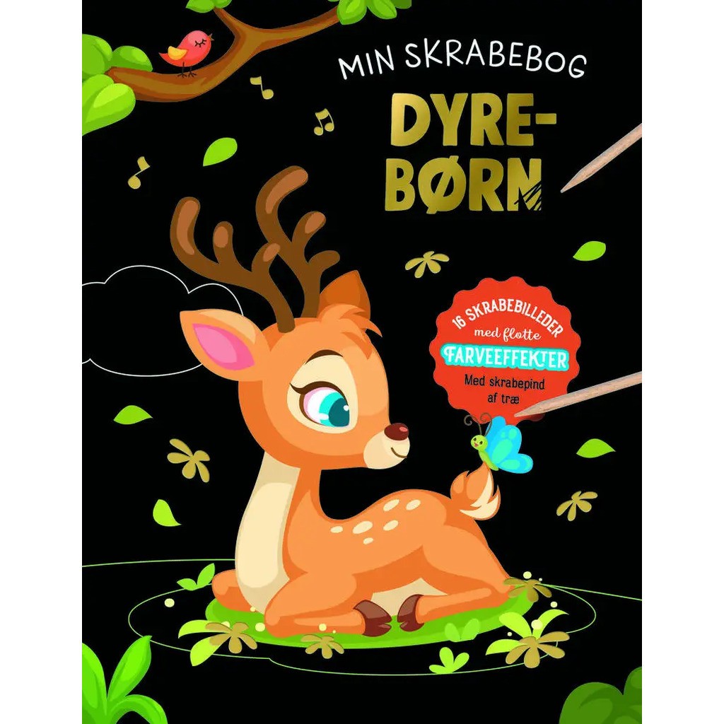 Min skrabebog Dyrebørn