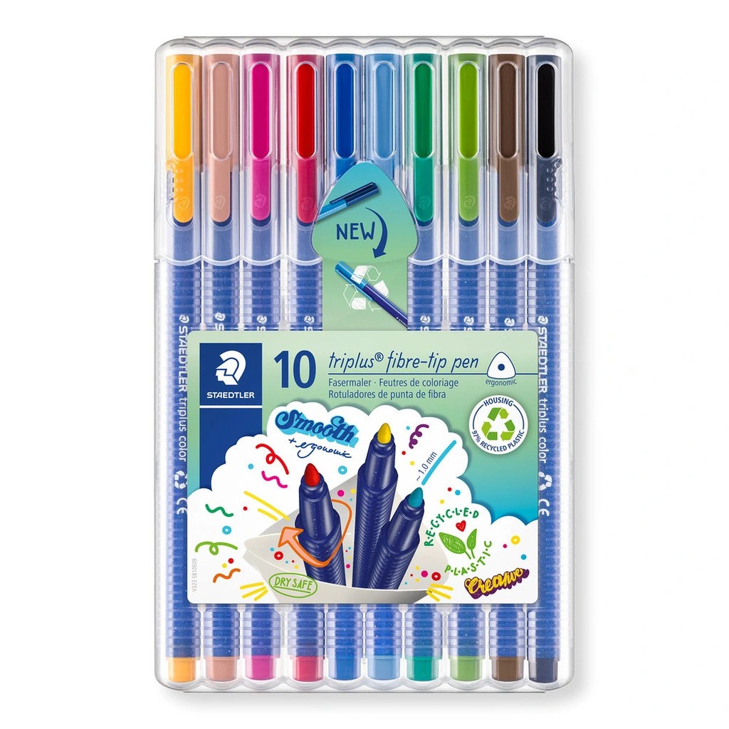 Tusser Staedtler triplus color 10 ass.
