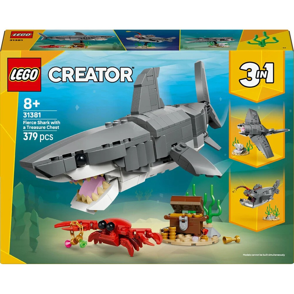 31381 LEGO Creator Farlig haj med skattekiste