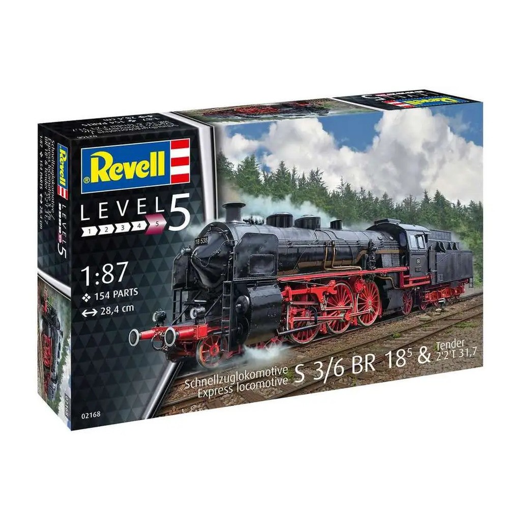 Express locomotive S3/6 BR18(5) with TenderT 1:87