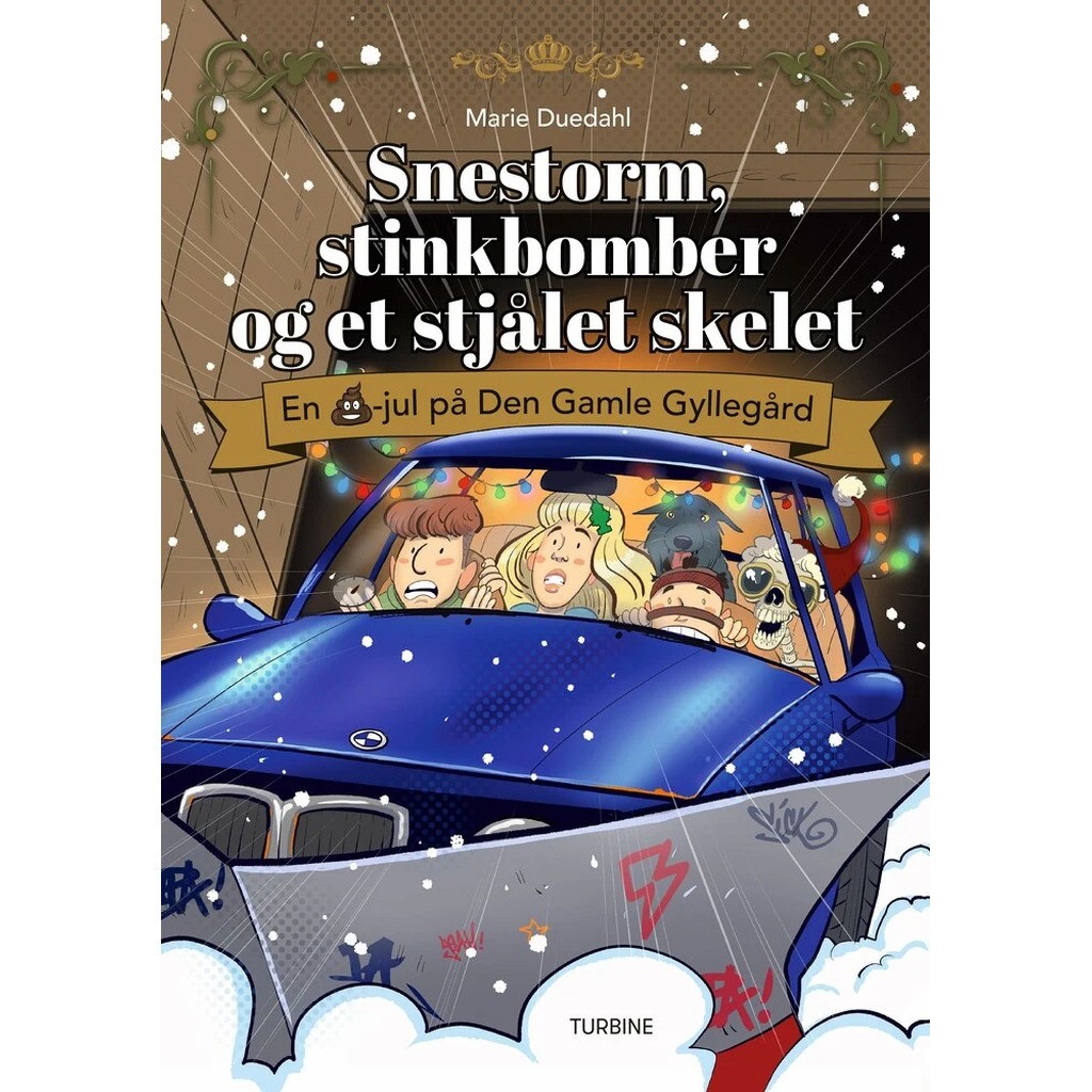 Snestorm, stinkbomber og et stjålet skelet  en lortejul på Den Gamle Gyllegård
