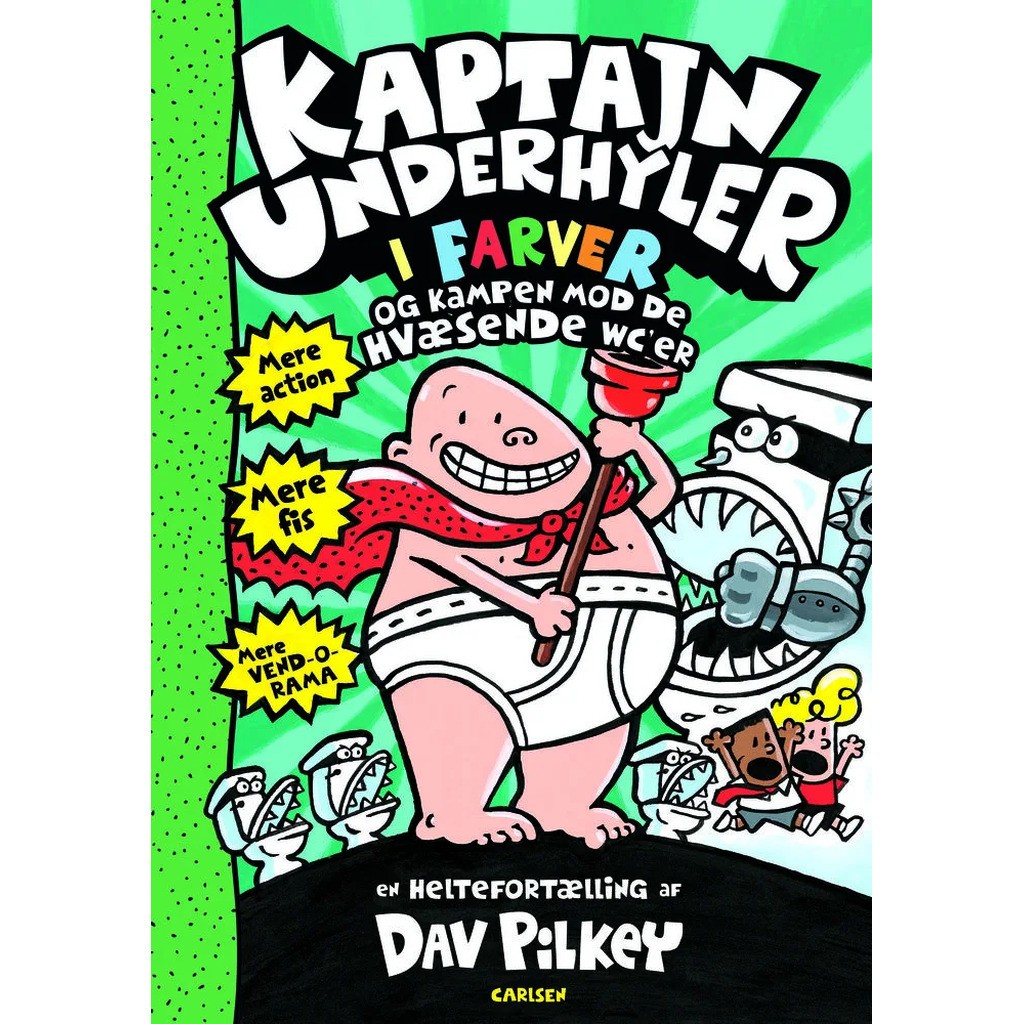 Kaptajn Underhyler i farver (2) - Kampen mod de hvæsende wc&apos;er
