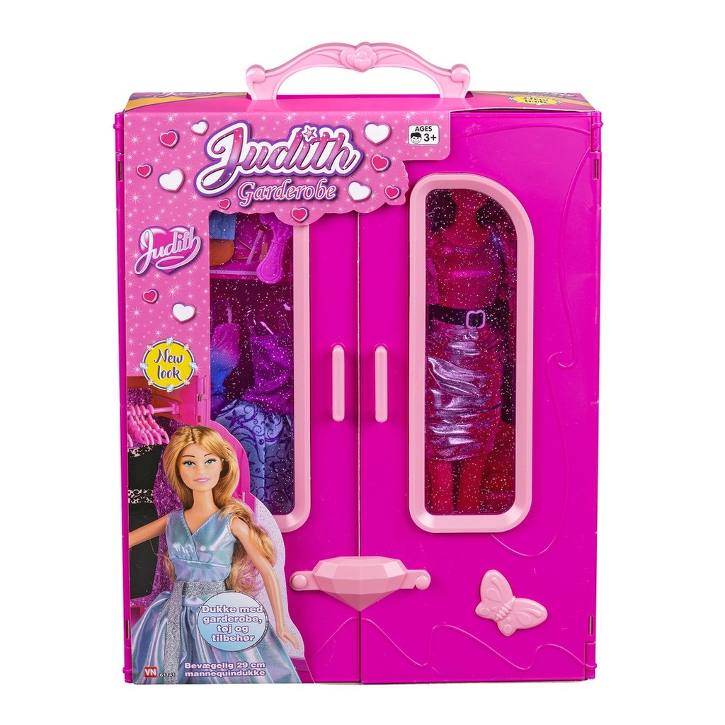 Judith dukke og garderobe ass
