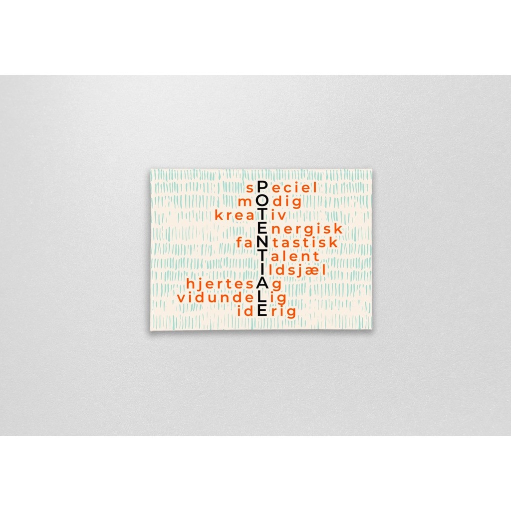 Magnet med citat livets små ting, du er fantastisk