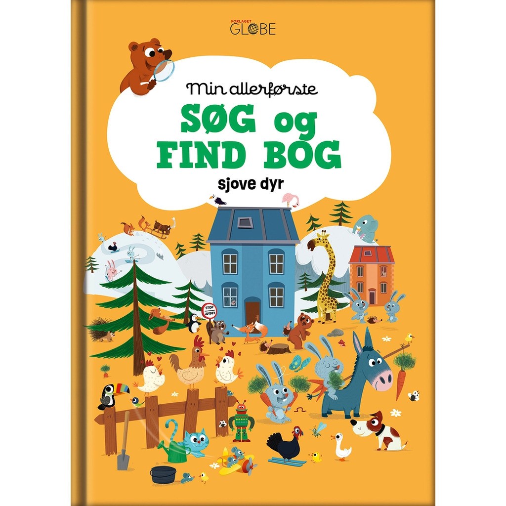 Min allerførste søg og find bog - Sjove dyr