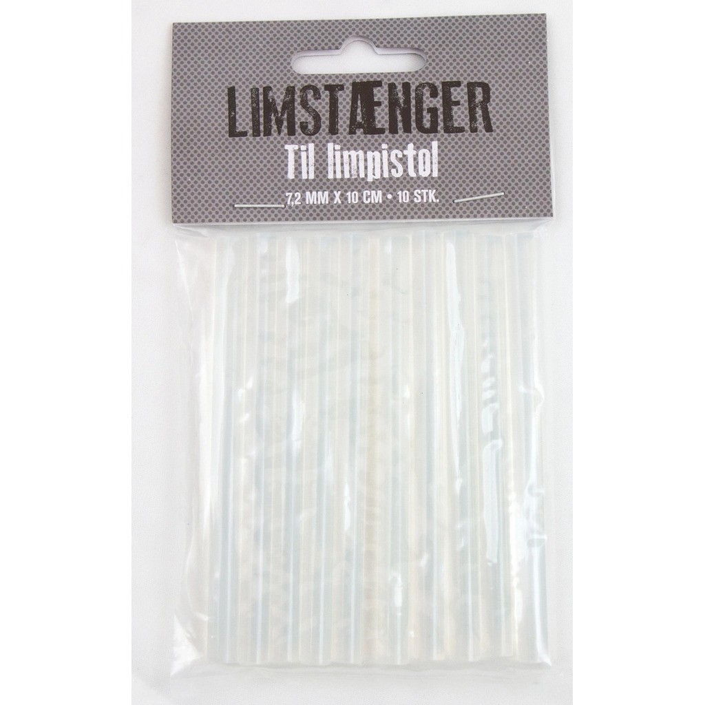 Limstænger 10stk alltemp 7,2mm 10cm