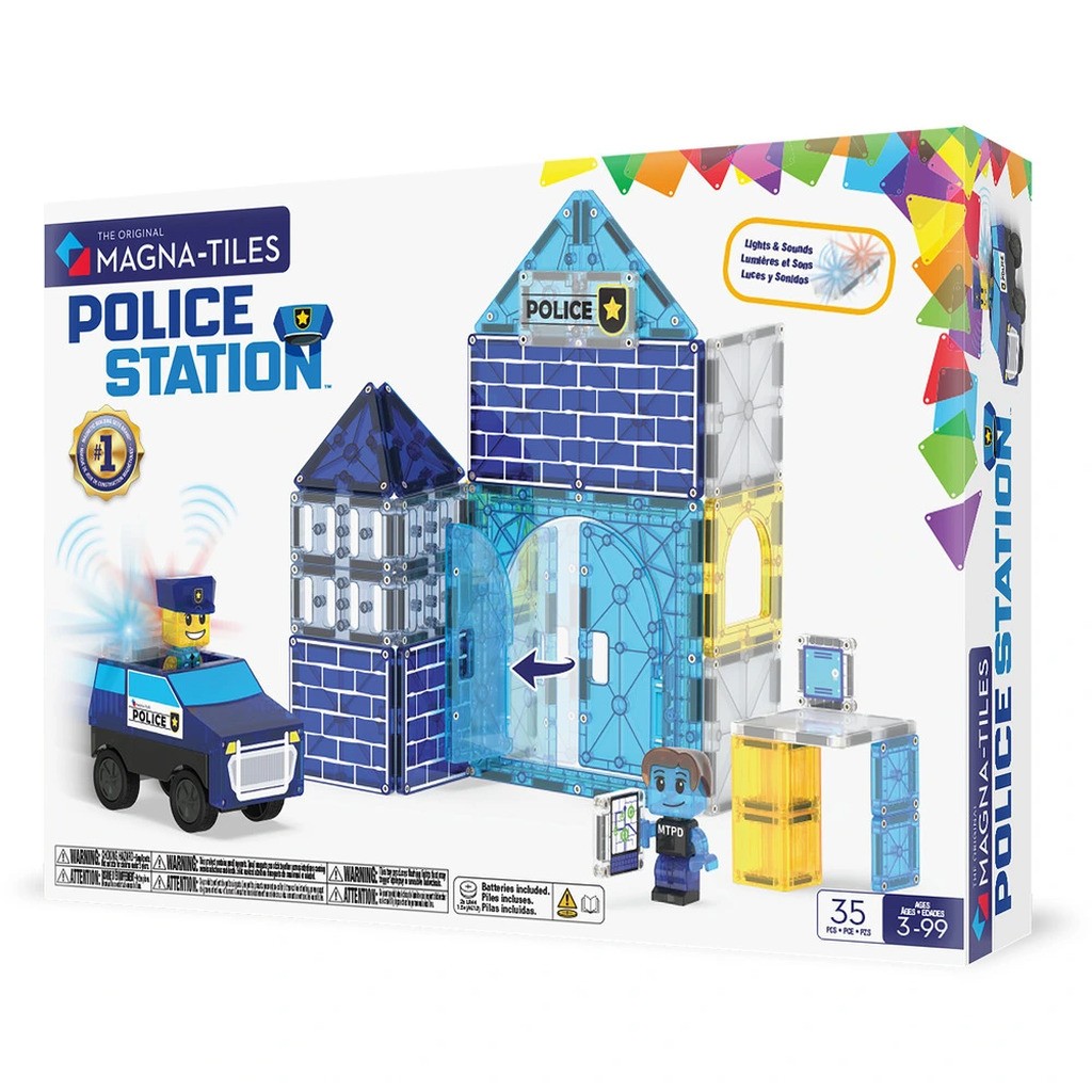 MAGNA-TILES Politistation 36 stk
