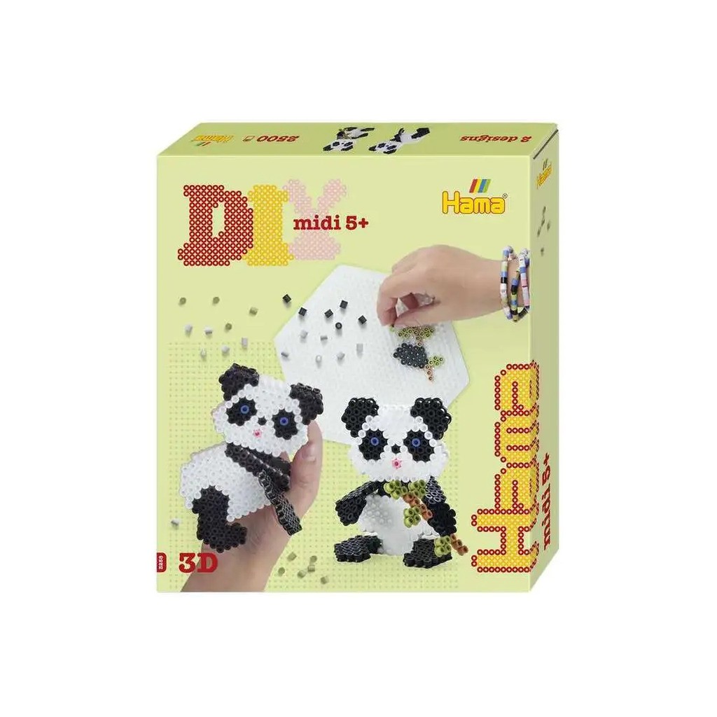 Hama midi gaveæske 3D panda
