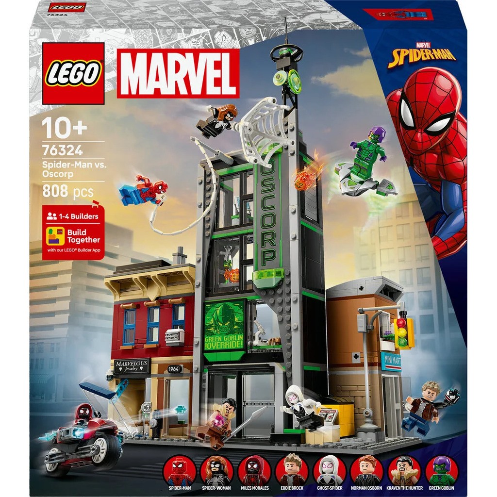 76324 LEGO Super Heroes Spider-Man mod Oscorp