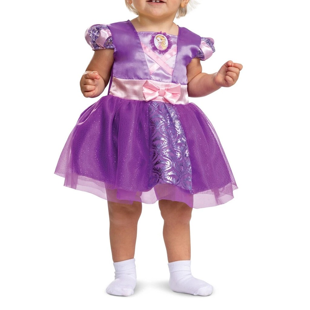 Rapunzel kjole lilla str 12-18 mdr