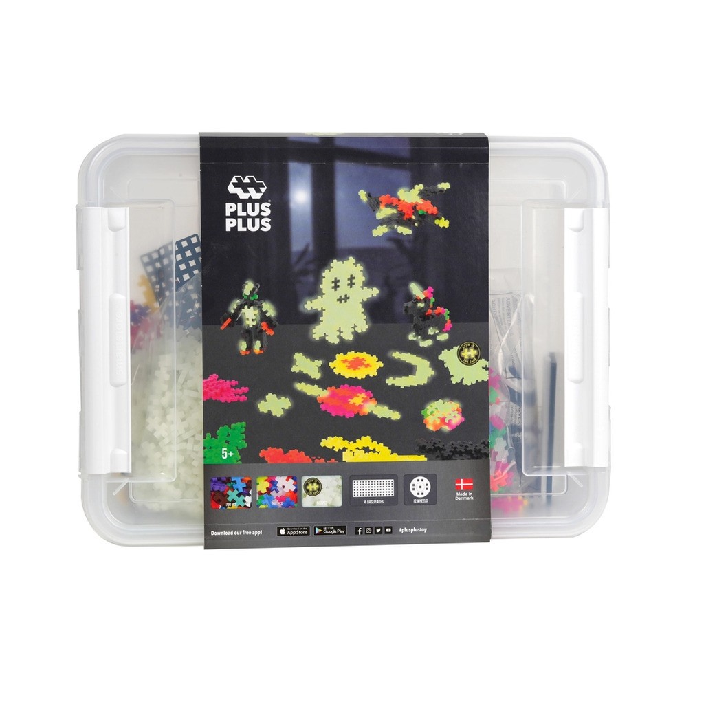 Plus-Plus Build and Glow Storage Box / 2000 pcs
