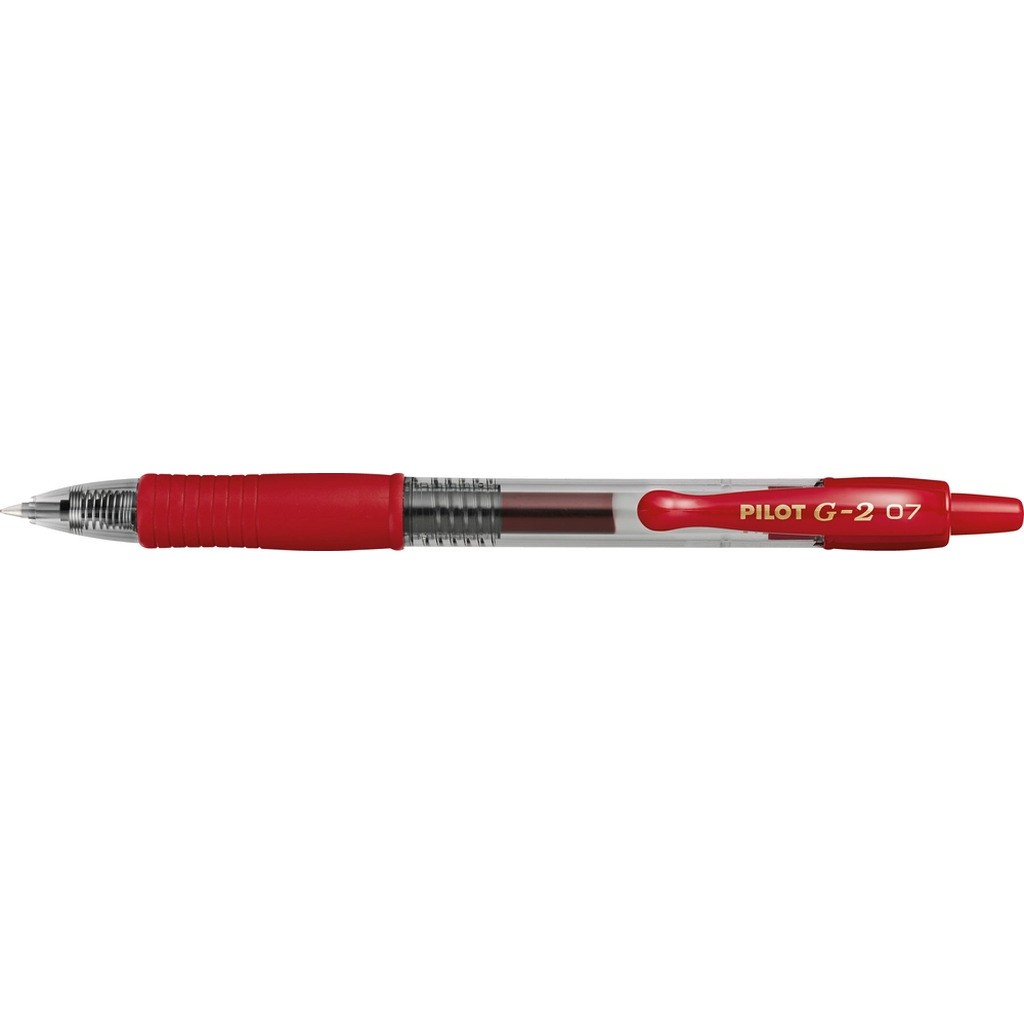 Pilot gelpen G-2 rød 0,7 mm